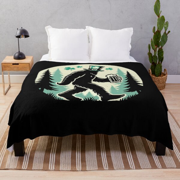 Item preview, Bigfoot Yeti St. Patrick's Day Shenanigans designed and sold by LuminOrb.