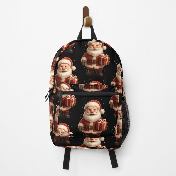 Item preview, Cute 3D Santa Claus Holding Gift – Christmas Holiday Art designed and sold by FUIRY .