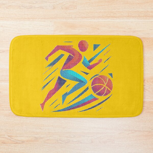 Item preview, Geometric illustration of a retro video game sports game  designed and sold by Moonshroomarts.