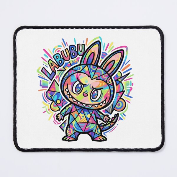 Item preview, labubu art, cute adorable labubu doll with vibrant colors designed and sold by nicnacc.
