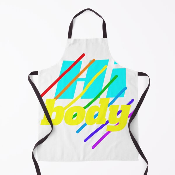Item preview, Hi Body Rainbow Pride LGBTQ+ Body Positivity Sticker & Shirt Design designed and sold by Faali950.