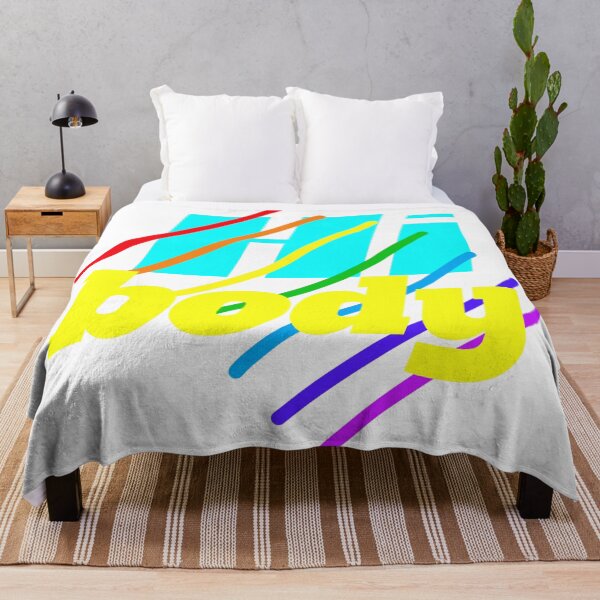 Item preview, Hi Body Rainbow Pride LGBTQ+ Body Positivity Sticker & Shirt Design designed and sold by Faali950.