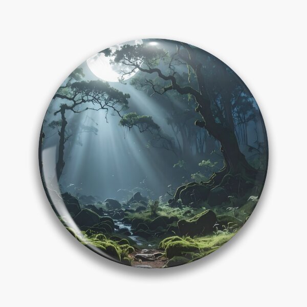 Artikelvorschau, Mondwald – Verzauberte Lichtung entworfen und verkauft von Schoenenwald — Art Japonais, Zen & Nature.