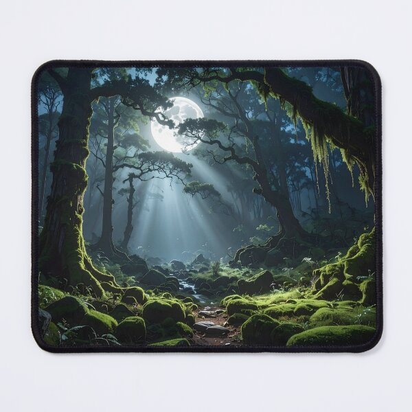 Item preview, Moon Forest – Enchanted Glade designed and sold by Schoenenwald - Illustrations Uniques et Originales.