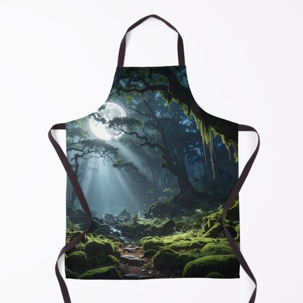 Item preview, Moon Forest – Enchanted Glade designed and sold by Schoenenwald — Art Japonais, Zen & Nature.