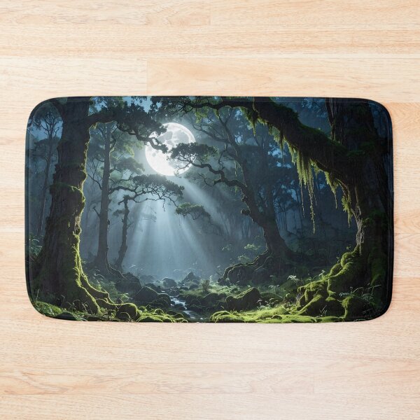Item preview, Moon Forest – Enchanted Glade designed and sold by Schoenenwald - Illustrations Uniques et Originales.