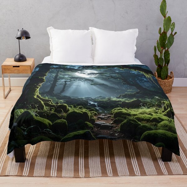 Item preview, Moon Forest – Enchanted Glade designed and sold by Schoenenwald - Illustrations Uniques et Originales.