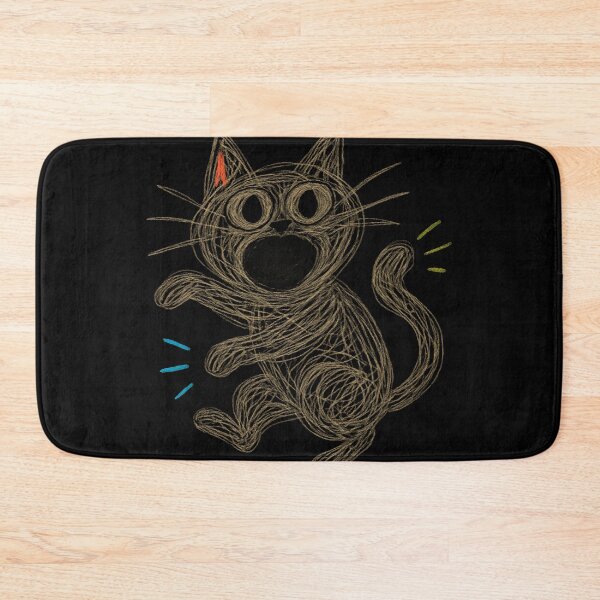 Item preview, Chaotic Scribble Cat Big Scream designed and sold by Craftiano.