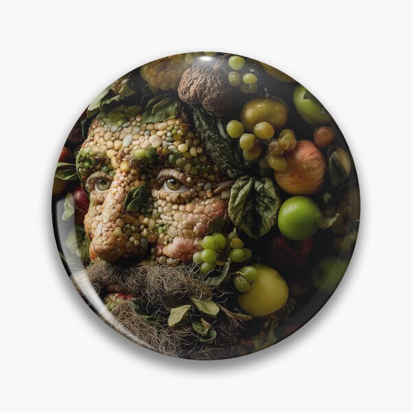 Item preview, Man Composed of Fruits and Vegetables designed and sold by lautir.