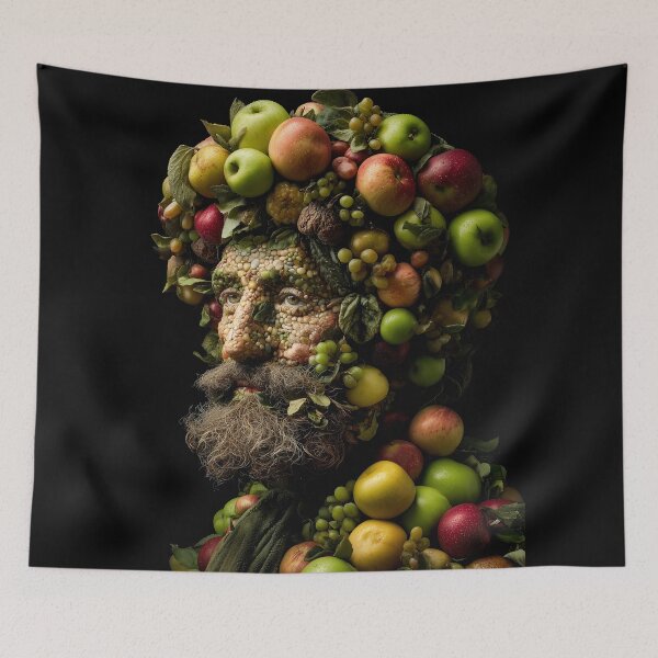 Item preview, Man Composed of Fruits and Vegetables designed and sold by lautir.