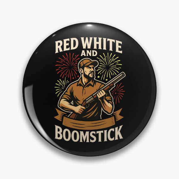 Item preview, Red White And Boomstick Hunting 4th of July designed and sold by LuminOrb.