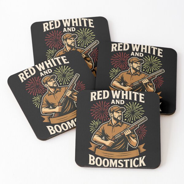 Item preview, Red White And Boomstick Hunting 4th of July designed and sold by LuminOrb.