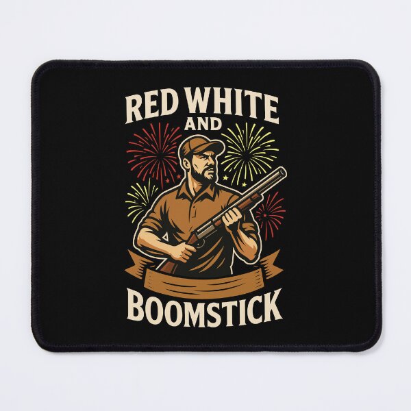 Item preview, Red White And Boomstick Hunting 4th of July designed and sold by LuminOrb.