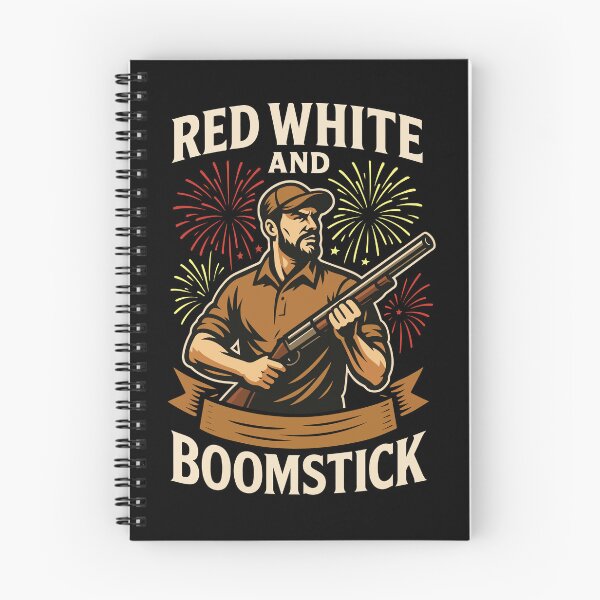 Item preview, Red White And Boomstick Hunting 4th of July designed and sold by LuminOrb.