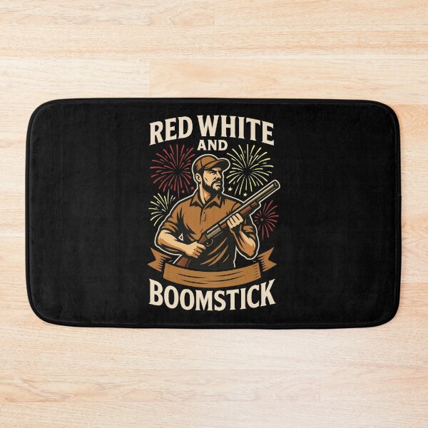 Item preview, Red White And Boomstick Hunting 4th of July designed and sold by LuminOrb.