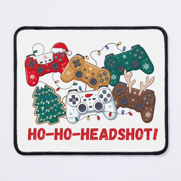 Item preview, Ho Ho Headshot Funny Gamer Christmas designed and sold by CleanDecor.