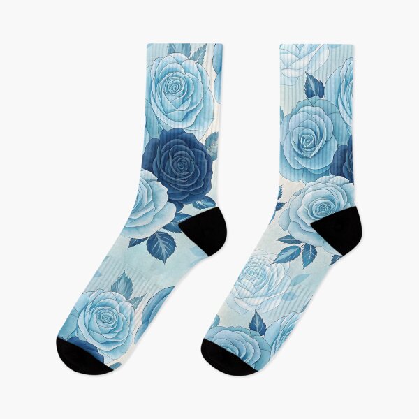 Item preview, Blue rose pattern designed and sold by trendspatterns.