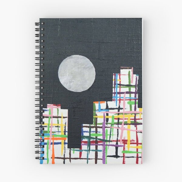 Item preview, Full Moon in Downtown (Naive Departure Collection) designed and sold by Richard Leclerc, Artiste peintre.