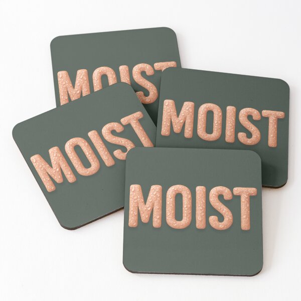 Item preview, Moist Wet Skin Typography Damp Moisture Cringe designed and sold by TackyTime.
