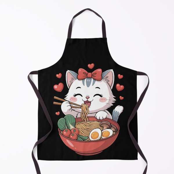 Item preview, Cat Enjoying Ramen designed and sold by jkrphoto.