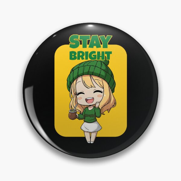 Item preview, Cute Chibi Anime Girl Drinking Yerba Mate designed and sold by flamini.
