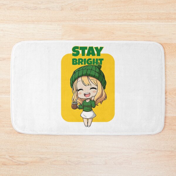 Item preview, Cute Chibi Anime Girl Drinking Yerba Mate designed and sold by flamini.