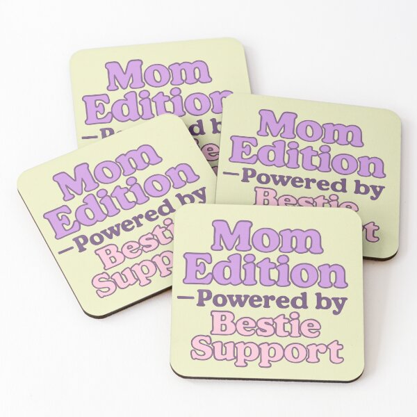 Item preview, Mom Edition Bestie Support Retro Quote designed and sold by Meandmyshop.
