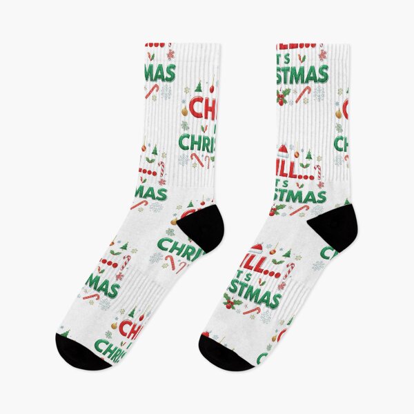Item preview, CHILL… IT’S CHRISTMAS – Funny Christmas Holiday Design designed and sold by Graphic Therapist.