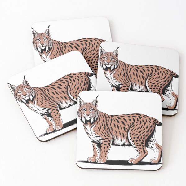 Item preview, Majestic Lynx Illustration – Wild Cat Artwork designed and sold by Royalsticker.