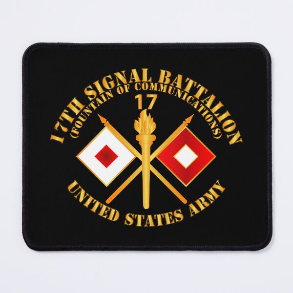 Item preview, Army - 17th Signal Battalion w Unit Number - Branch - USA designed and sold by Military Insignia Products.