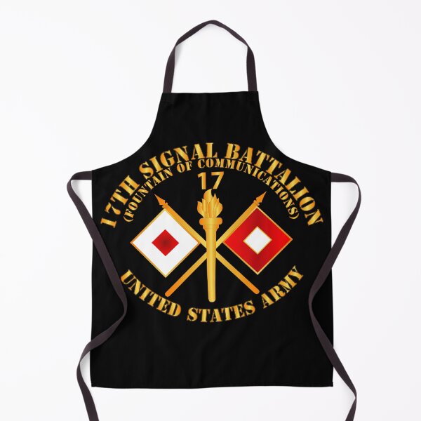 Item preview, Army - 17th Signal Battalion w Unit Number - Branch - USA designed and sold by Military Insignia Products.