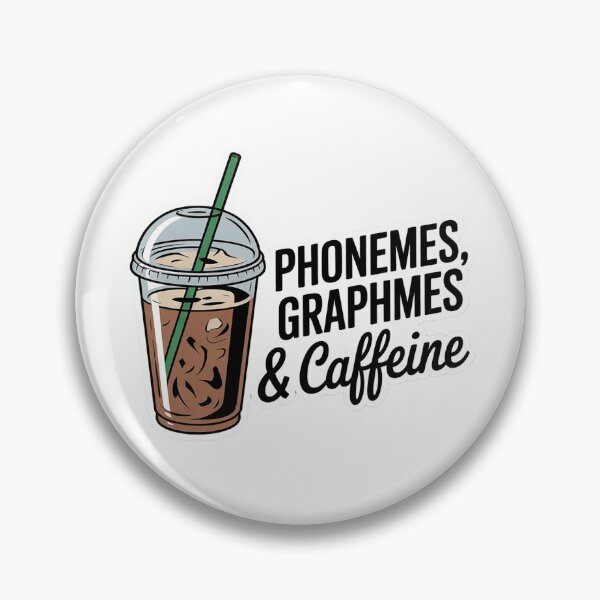 Item preview, Phonemes Graphemes and Caffeine Reading Specialist Teacher  designed and sold by lilLilaBatArt.