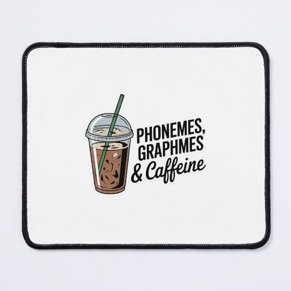 Item preview, Phonemes Graphemes and Caffeine Reading Specialist Teacher designed and sold by lilLilaBatArt.