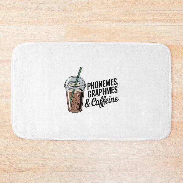 Item preview, Phonemes Graphemes and Caffeine Reading Specialist Teacher  designed and sold by lilLilaBatArt.