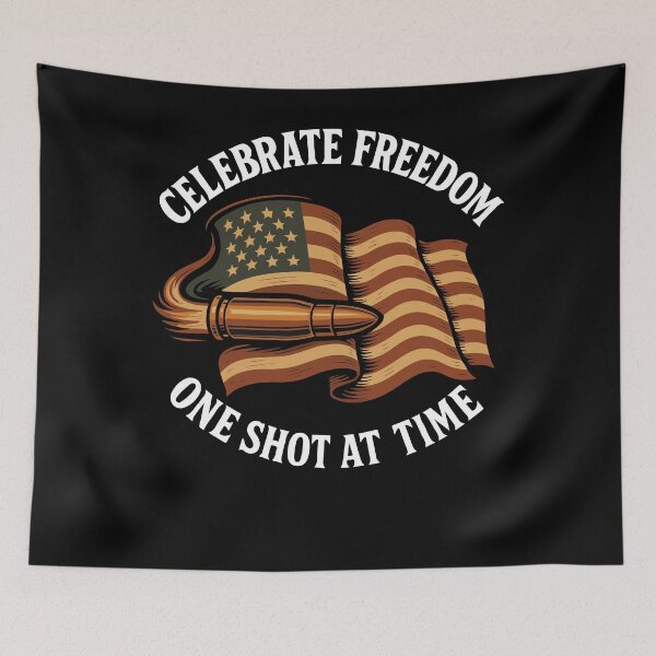 Item preview, Celebrate Freedom One Shot At Time Hunting designed and sold by LuminOrb.