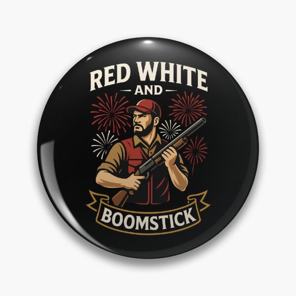 Item preview, Red White And Boomstick Hunting 4th of July designed and sold by LuminOrb.