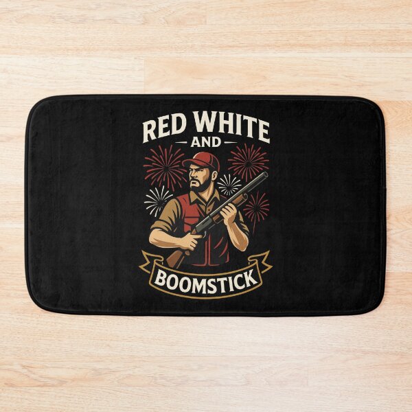 Item preview, Red White And Boomstick Hunting 4th of July designed and sold by LuminOrb.
