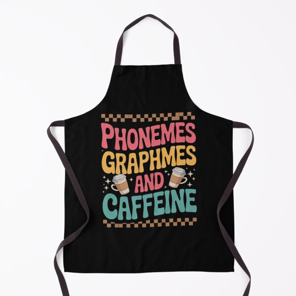 Item preview, Phonemes Graphemes and Caffeine Reading Teacher Groovy Lover designed and sold by lilLilaBatArt.