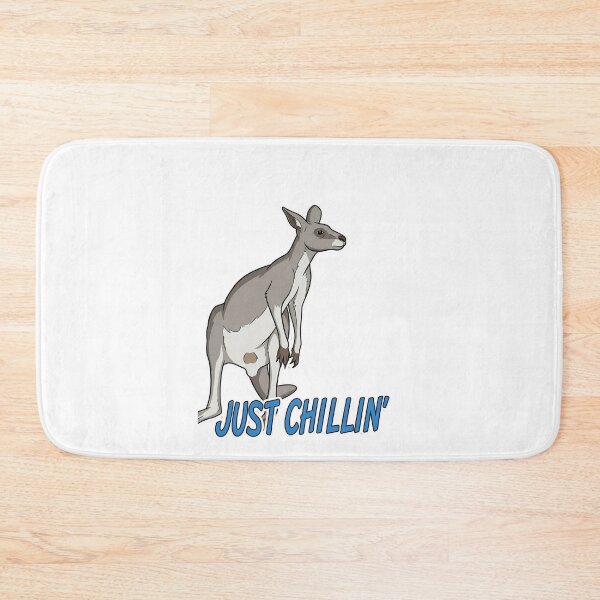 Item preview, Just Chillin' Kangaroo – Funny Australian Animal Sticker designed and sold by FluffinCool.