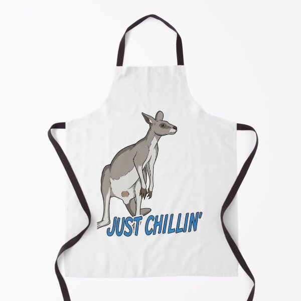 Item preview, Just Chillin' Kangaroo – Funny Australian Animal Sticker designed and sold by FluffinCool.