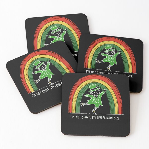 Item preview, Leprechaun Size I'm Not Short Rainbow Fun designed and sold by LuminOrb.
