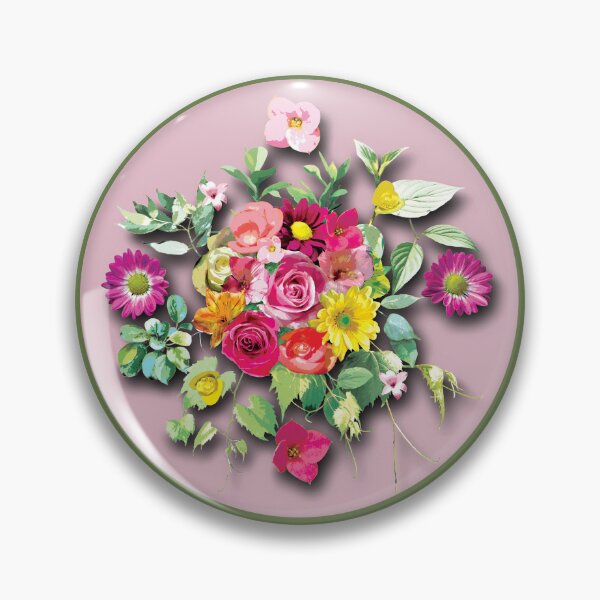 Item preview, Season's Greetings with Vibrant and Cheerful Flowers designed and sold by cremedecolor.