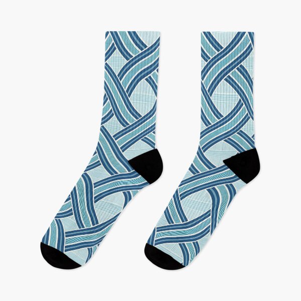 Item preview, Blue Lines Pattern designed and sold by trendspatterns.
