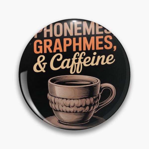 Item preview, Phonemes Graphemes and Caffeine Teacher Back to School  designed and sold by lilLilaBatArt.