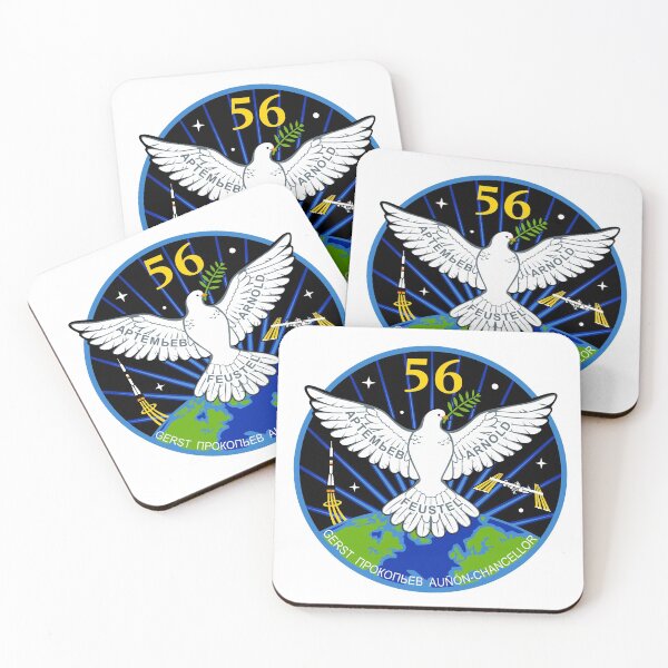 Item preview, ISS Expedition 56 Flight Crew Patch designed and sold by Nikki SpaceStuffPlus.