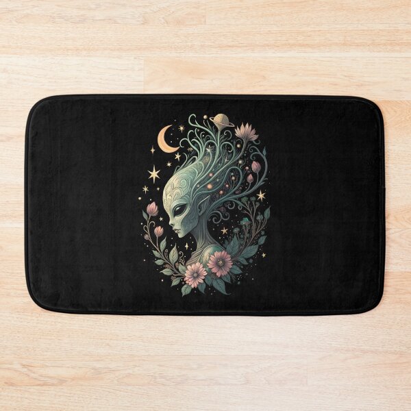 Item preview, Floral Psy Alien Spirit designed and sold by SolombraArt.