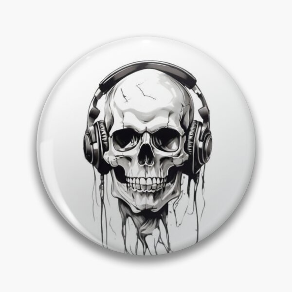 Item preview, Drip Skull – Dripping Streetwear Skull Art | Gothic Grunge Tattoo Style designed and sold by SkullVibe Collective.