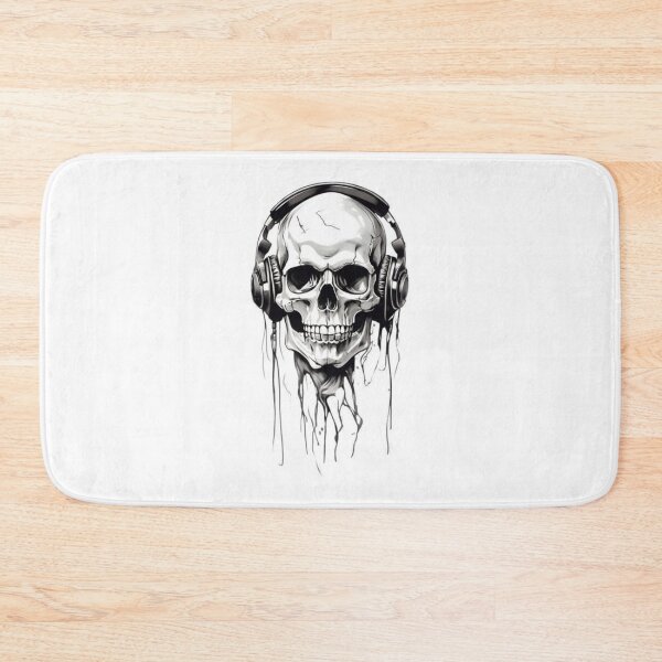 Item preview, Drip Skull – Dripping Streetwear Skull Art | Gothic Grunge Tattoo Style designed and sold by SkullVibe Collective.