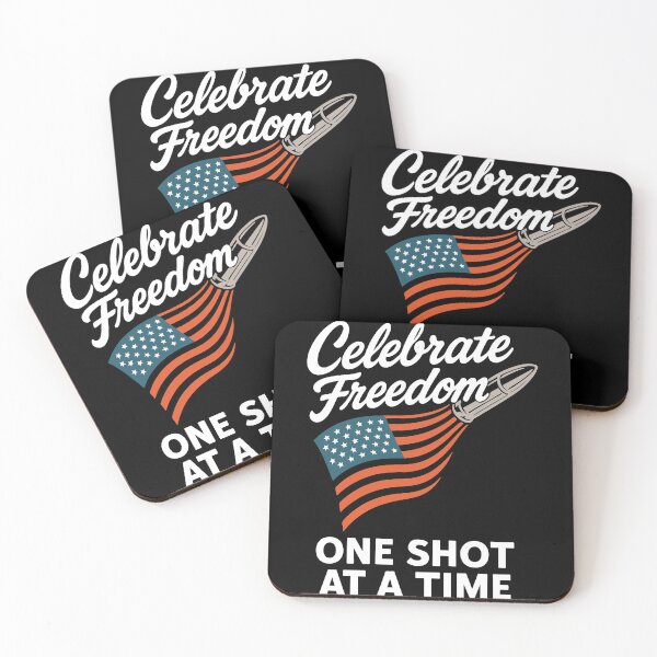 Item preview, Celebrate Freedom One Shot At A Time Hunting 4th designed and sold by LuminOrb.