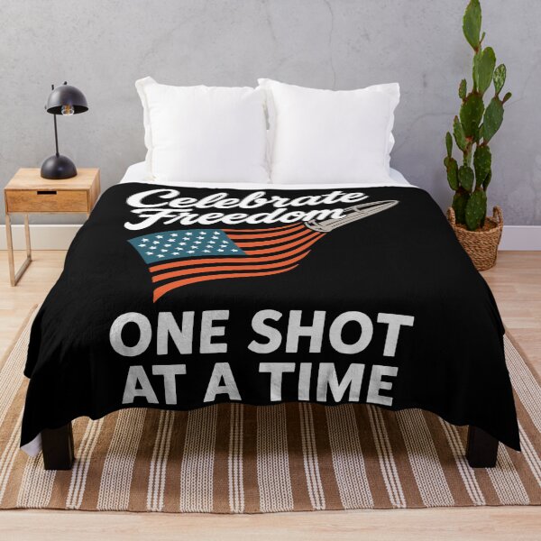 Item preview, Celebrate Freedom One Shot At A Time Hunting 4th designed and sold by LuminOrb.